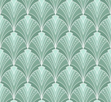 Sorunsuz Soyut Desen. Vektör Geometrik arka plan. Art Deco İllüstrasyon