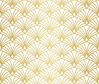 Sorunsuz Soyut Desen. Vektör Geometrik arka plan. Art Deco İllüstrasyon