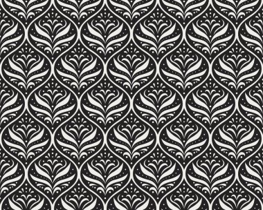 Sorunsuz Soyut Desen. Vektör Geometrik arka plan. Art Deco İllüstrasyon