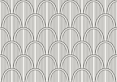 Sorunsuz Soyut Desen. Vektör Geometrik arka plan. Art Deco İllüstrasyon