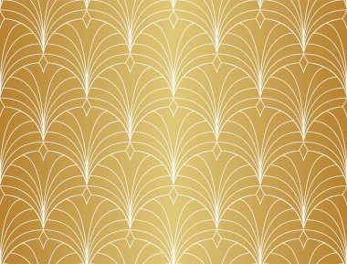 Sorunsuz Soyut Desen. Vektör Geometrik arka plan. Art Deco İllüstrasyon