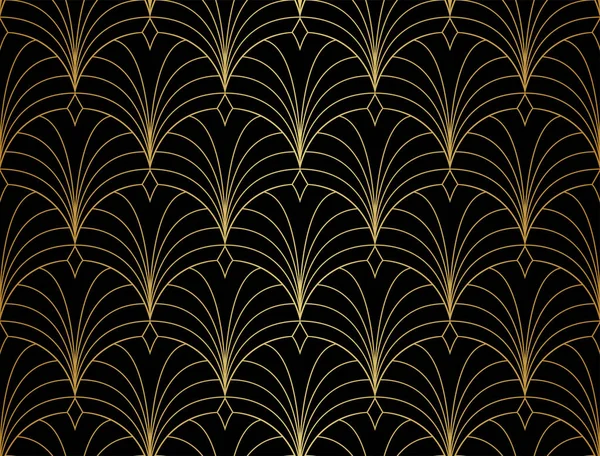 Sorunsuz Soyut Desen. Vektör Geometrik arka plan. Art Deco İllüstrasyon