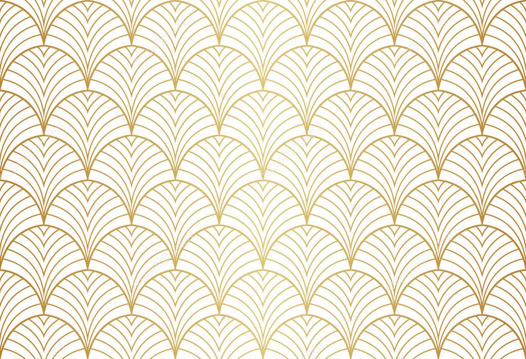 Seamless Abstract Pattern. Vector Geometric background. Art Deco Illustration
