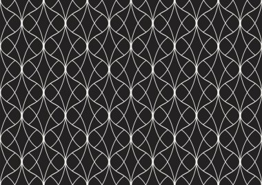 Sorunsuz Soyut Desen. Vektör Geometrik arka plan. Art Deco İllüstrasyon