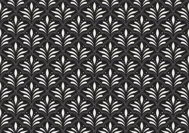 Sorunsuz Soyut Desen. Vektör Geometrik arka plan. Art Deco İllüstrasyon