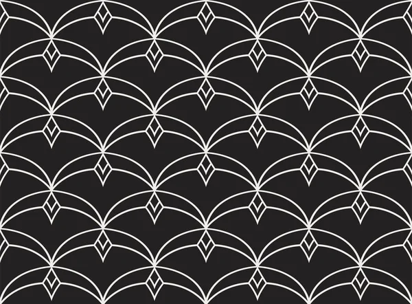 Nahtlose Abstrakte Muster Vektorgeometrischer Hintergrund Art Déco Illustration — Stockvektor