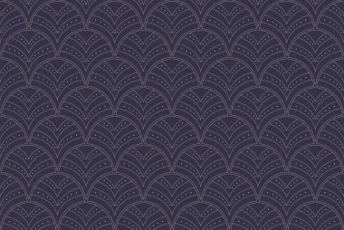 Sorunsuz Soyut Desen. Vektör Geometrik arka plan. Art Deco İllüstrasyon