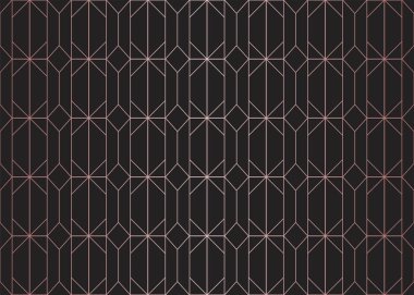 Sorunsuz Soyut Desen. Vektör Geometrik arka plan. Art Deco İllüstrasyon