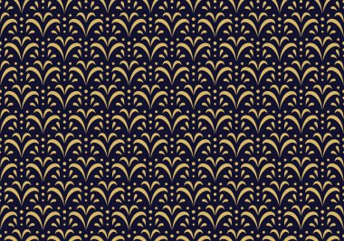 Sorunsuz Soyut Desen. Vektör Geometrik arka plan. Art Deco İllüstrasyon