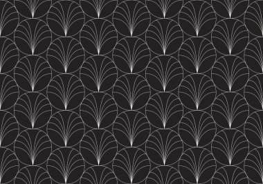 Sorunsuz Soyut Desen. Vektör Geometrik arka plan. Art Deco İllüstrasyon