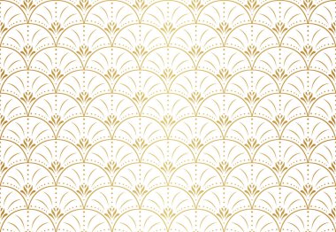 Sorunsuz Soyut Desen. Vektör Geometrik arka plan. Art Deco İllüstrasyon