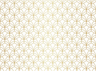 Sorunsuz Soyut Desen. Vektör Geometrik arka plan. Art Deco İllüstrasyon