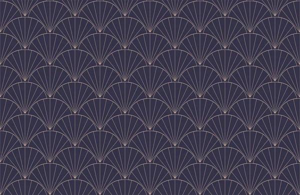 Patrón Abstracto Sin Costuras Vector Fondo Geométrico Ilustración Art Deco — Archivo Imágenes Vectoriales