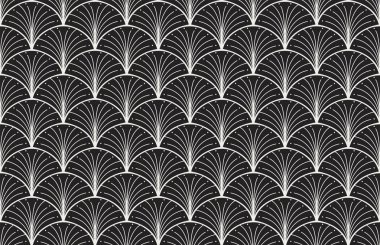 Sorunsuz Soyut Desen. Vektör Geometrik arka plan. Art Deco İllüstrasyon