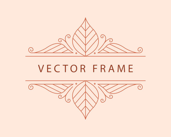 Vector abstract design template. Modern art deco poster with copy space. Vintage invitation background.