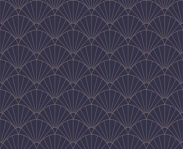 Elegante Fondo Vectorial Art Deco Patrón Abstracto Sin Costuras Ilustración — Archivo Imágenes Vectoriales