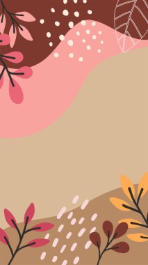 Çiçekli vektörsüz desen.