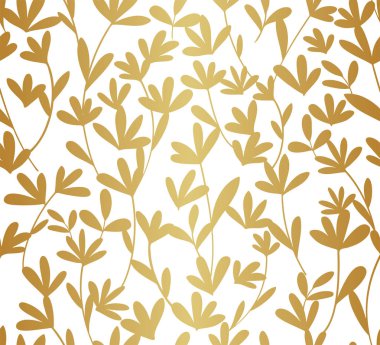 Yapraklı vektörsüz desen.