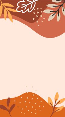 Çiçekler ve yapraklarla klasik arkaplan