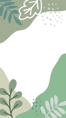 çiçek ve yaprakları ile güzel arka plan