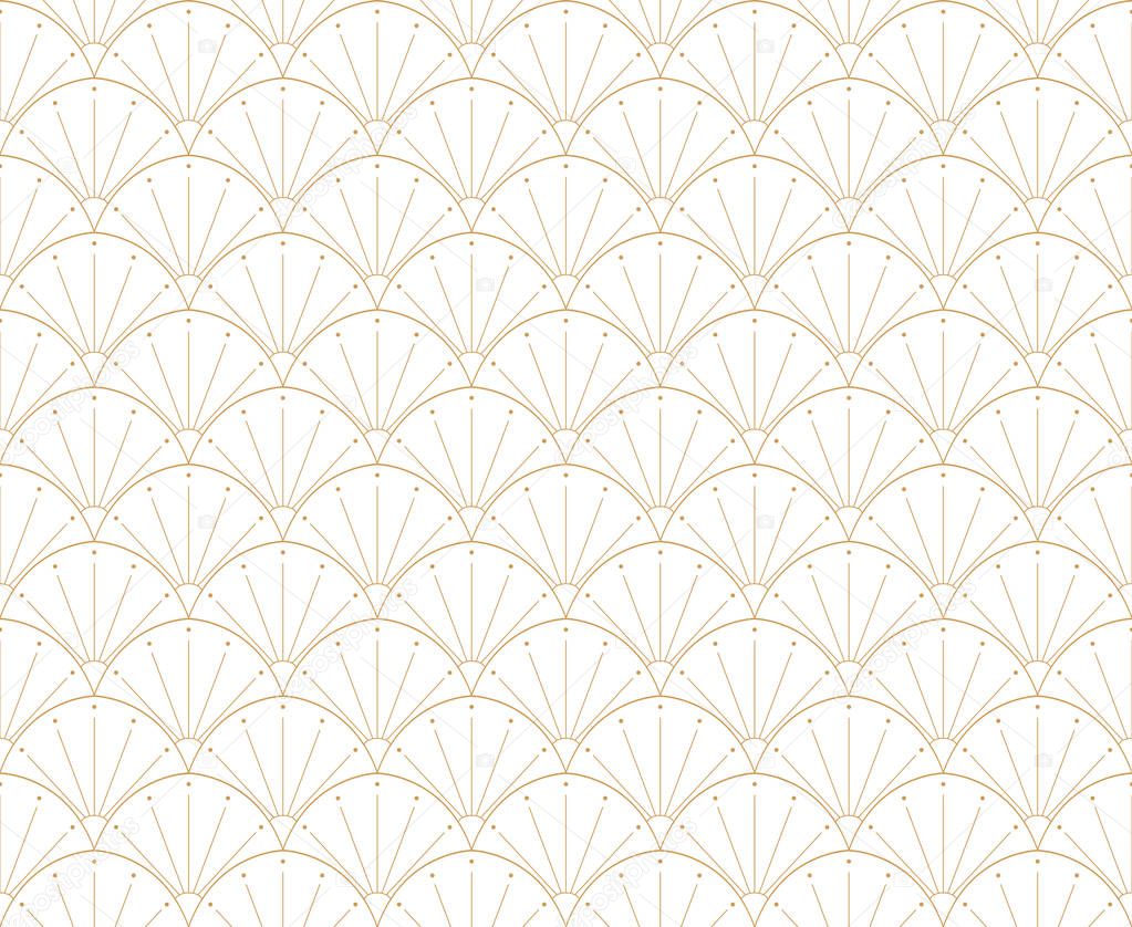 Vector seamless pattern. Luxury stylish texture. Pattern can be used as a background, wallpaper, wrapper, page fill, element of ornate decoration