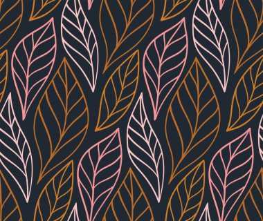 Vektör eli çizilmiş, iz bırakmıyor. Soyut moda çiçekli arka plan. Tekrarlanabilir doku.