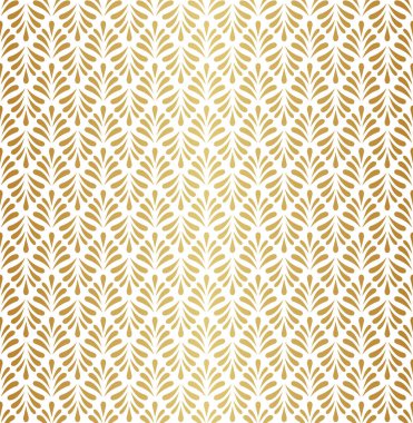 Zarif Damask Çiçeksiz Vektör Deseni. Dekoratif Çiçek İllüstrasyonu. Soyut Sanat Deko Arkaplanı.