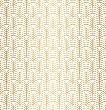 Kusursuz Art Deco Deseni. Klasik geometrik minimalist arka plan. Soyut Lüks Resimler.