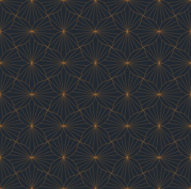 Kusursuz Art Deco Deseni. Klasik geometrik minimalist arka plan. Soyut Lüks Resimler.