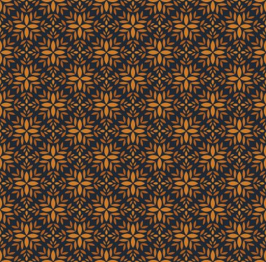 Şirin Damask Çiçeksiz Vektör Şablonu. Dekoratif Çiçek İllüstrasyonu. Soyut Sanat Deko Arkaplanı.