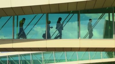 Havaalanı Terminal cam tünel Türkiye - Istanbul 