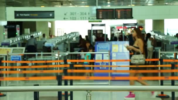 Repülőtéren Törökország Isztambul — Stock videók
