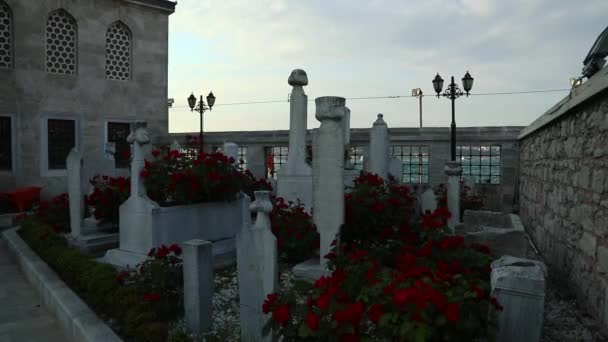 Σύγχρονο Νεκροταφείο Στην Κωνσταντινούπολη — Αρχείο Βίντεο