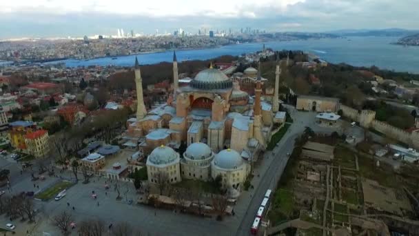Sultan Ahmet Camii Blå Moskén — Stockvideo