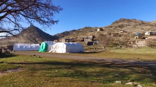 Mountain Village Turquía Casas Pueblo — Vídeos de Stock