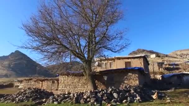 Mountain Village Turquía Casas Pueblo — Vídeos de Stock