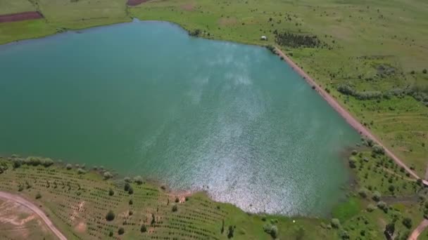 Видом Озеро Гірський Вид Озеро — стокове відео