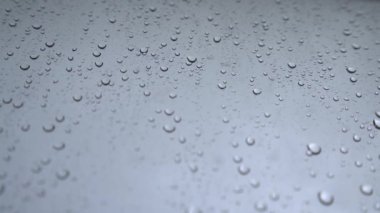 Windowpane'de Yağmur Damlaları. 4k