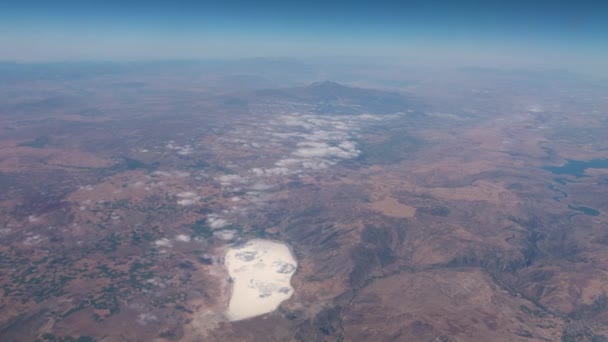 Cinématique Vue Aérienne Grande Profonde Vallée Survoler Les Hauts Plateaux Séquence Vidéo