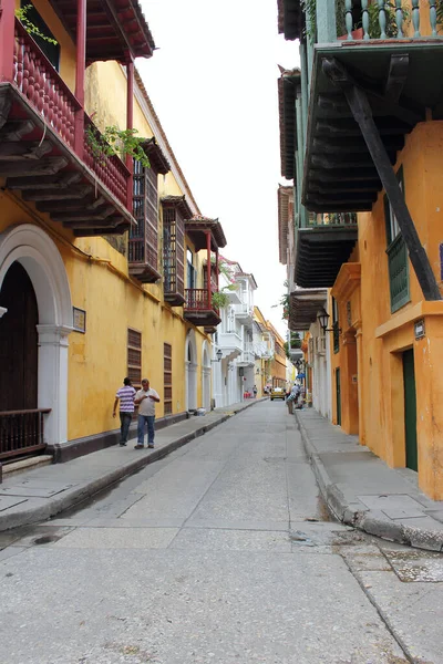 Cartagena コロンビア 2011年6月25日 旧植民地時代の街のダウンタウン 植民地時代にカルタヘナ インドとして知られていたカルタヘナ市 — ストック写真