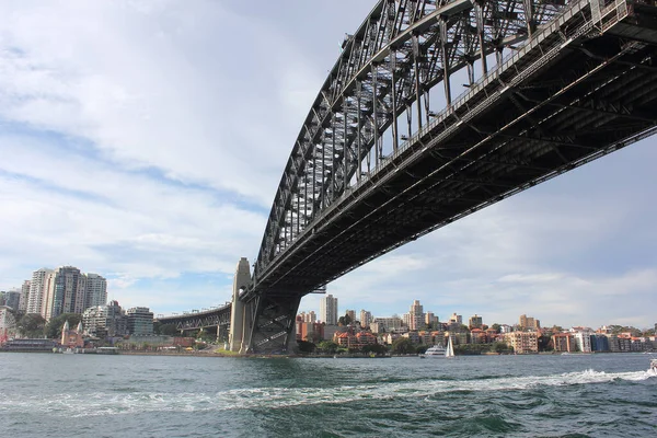 Sydney Austrália Maio 2011 Sydney Harbour Bridge Aço Listado Como — Fotografia de Stock