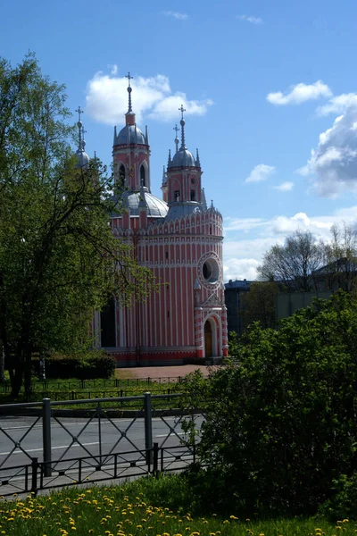 Kościół Chesme Sankt Petersburgu — Zdjęcie stockowe