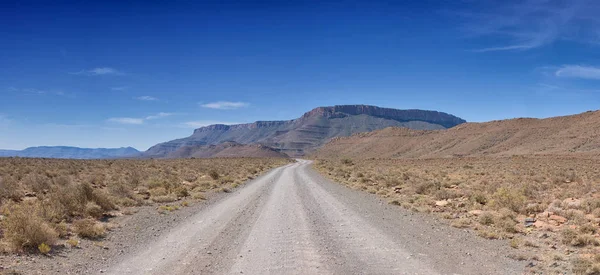 Dağlar Northern Cape Güney Afrika Çöl Uzanan Içinde Yer Yol — Stok fotoğraf