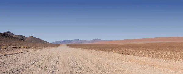 Namibya Açık Geniş Çöl Manzara — Stok fotoğraf