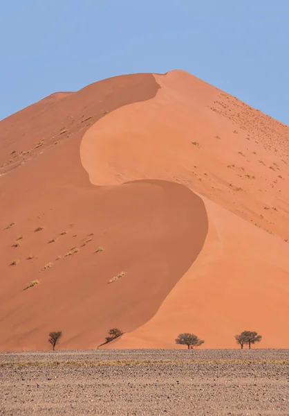 Duinlandschap Van Sossusvlei Namibische Woestijn — Stockfoto