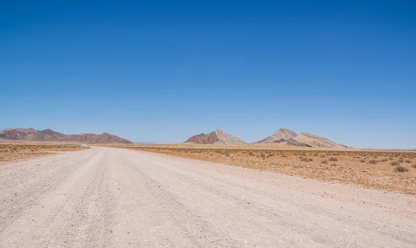 ナミビアの砂漠の風景をワイド オープンします — ストック写真