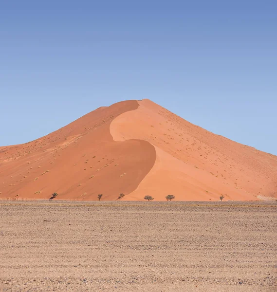 Duinlandschap Van Sossusvlei Namibische Woestijn — Stockfoto