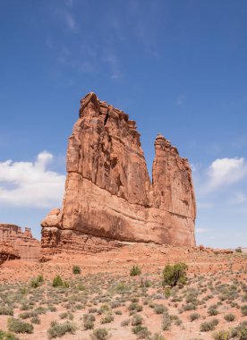 dağlar, Arches National Park, Utah manzara