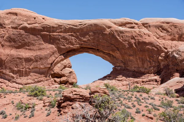 Paisaje Con Arco Parque Nacional Arches Utah — Foto de Stock