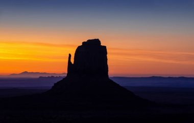 gündoğumu, Monument Valley, Peyzaj doğal görünümü